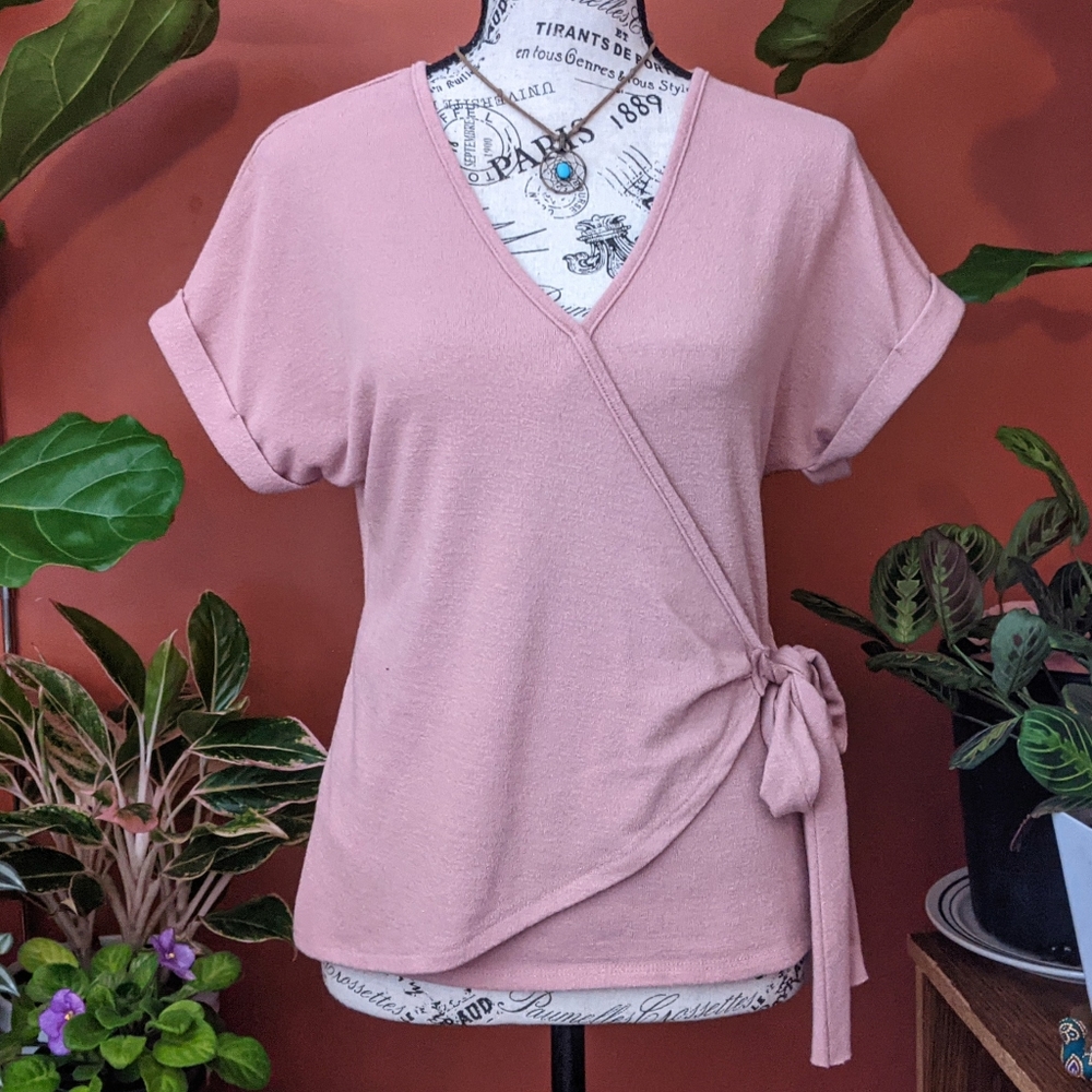 Caution to the Wind Surplice Top